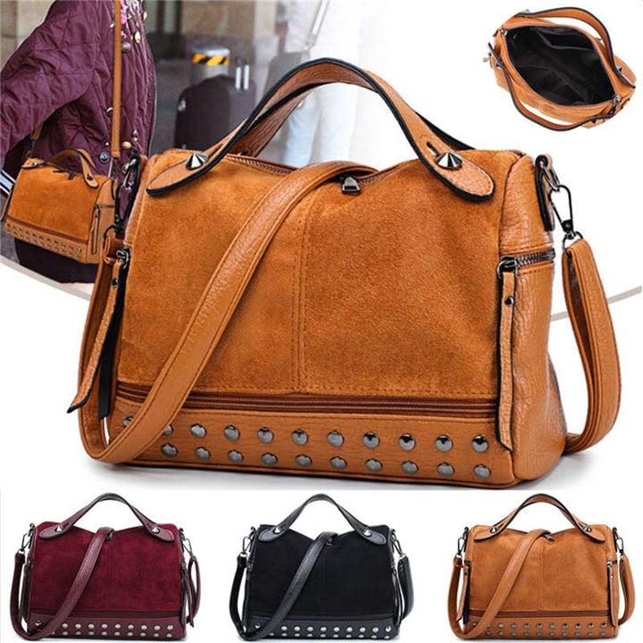LUXE TOTE | Sac en Daim & Cuir