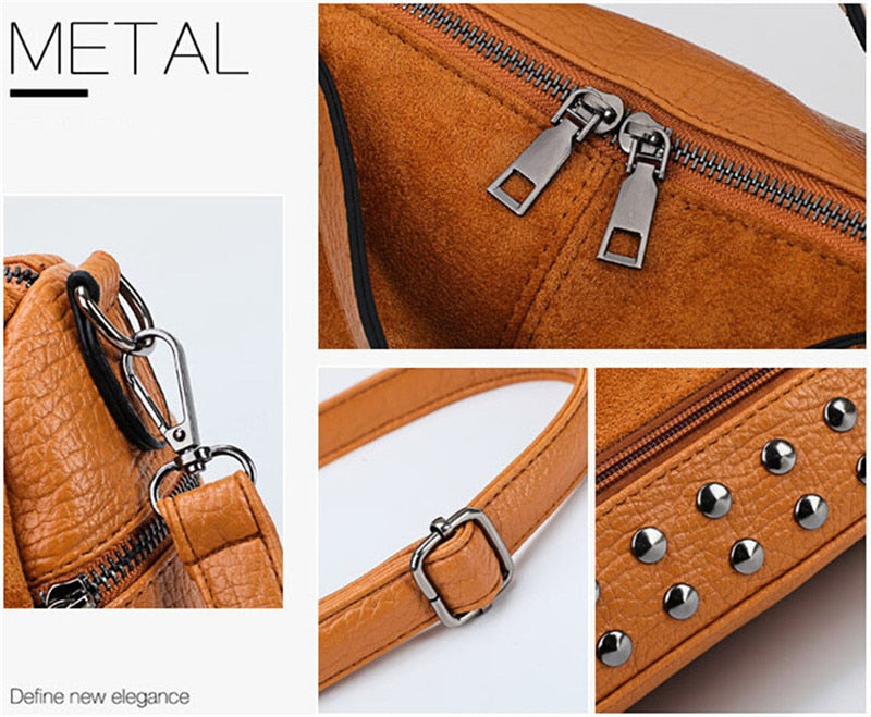 LUXE TOTE | Sac en Daim & Cuir