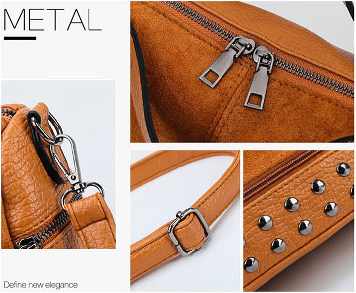 LUXE TOTE | Sac en Daim & Cuir