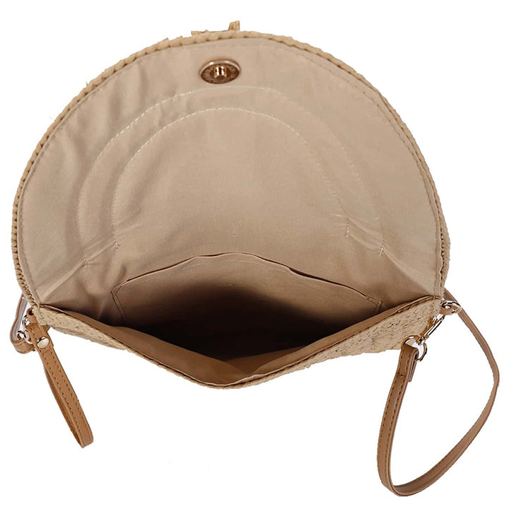 Pochette Bohème en Paille Tressée