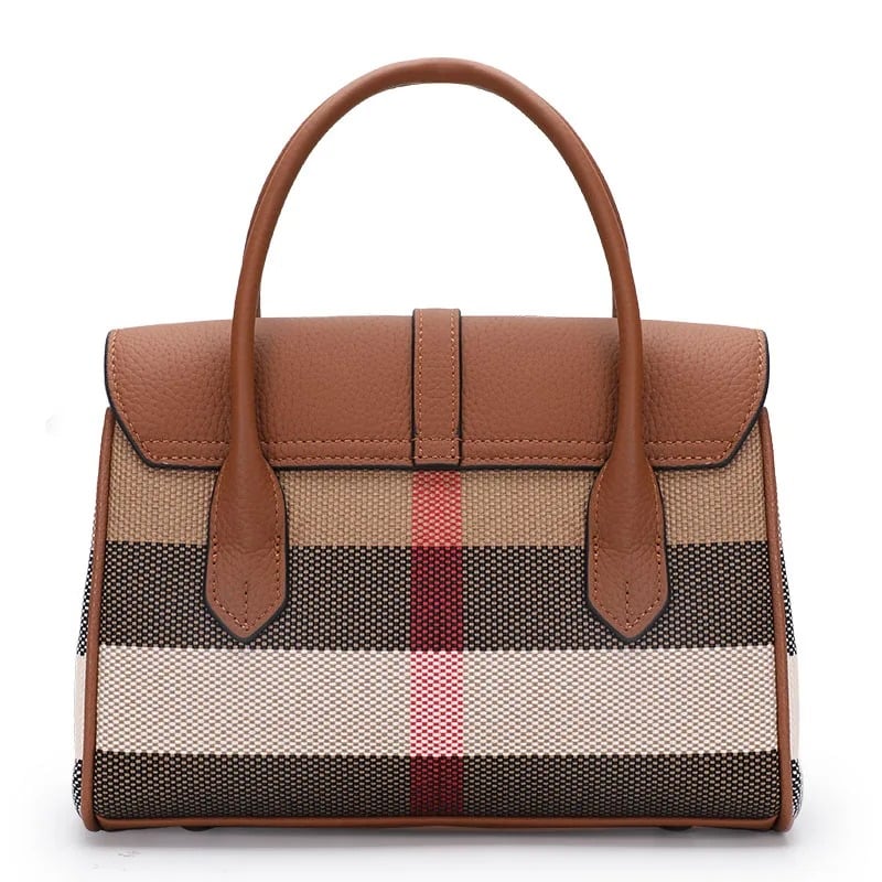 TALYAH | Sac à bandoulière en Toile et Cuir véritable