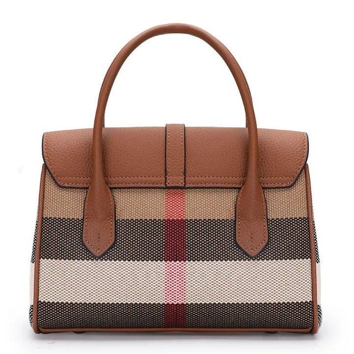 TALYAH | Sac à bandoulière en Toile et Cuir véritable