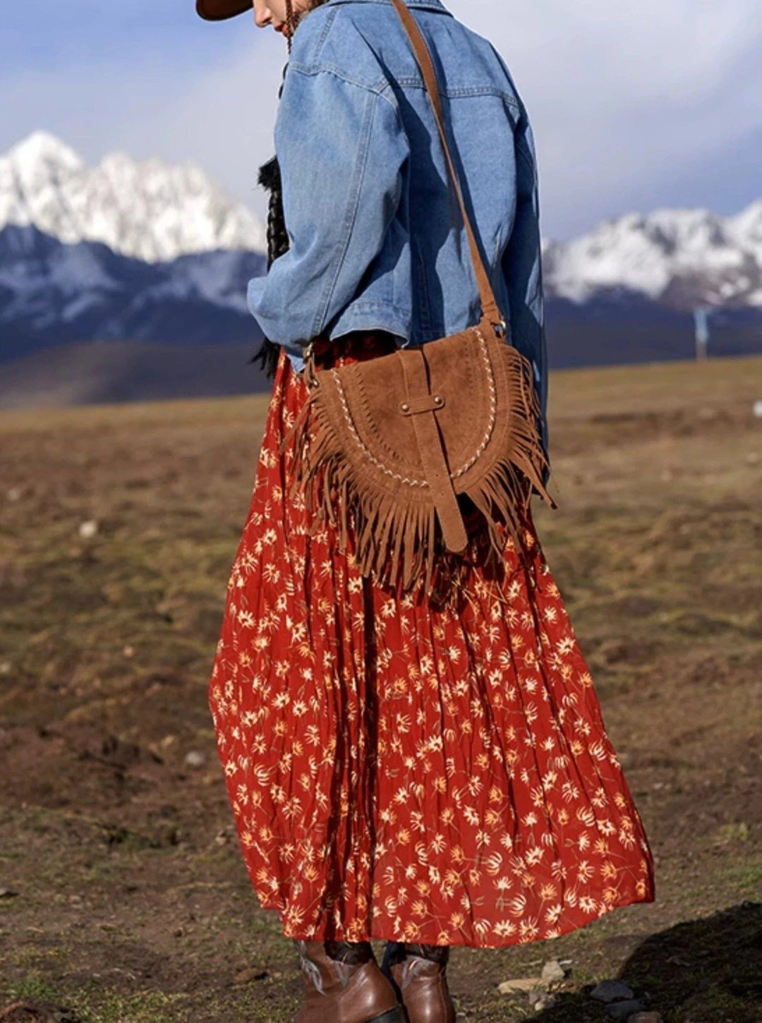 DAPHNE | Sac à bandoulière en daim